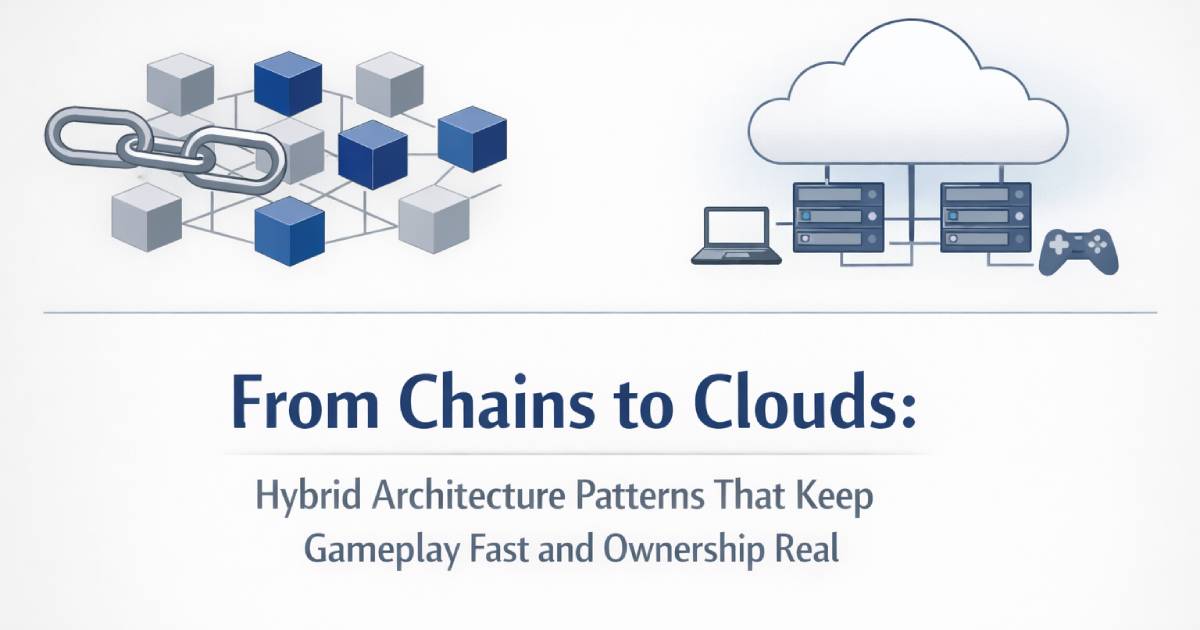 From Chains to Clouds: Hybrid Architecture Patterns That Keep Gameplay Fast and Ownership Real