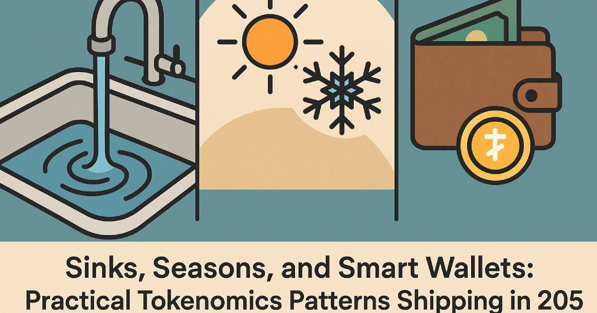 Sinks, Seasons, and Smart Wallets: Practical Tokenomics Patterns Shipping in 2025