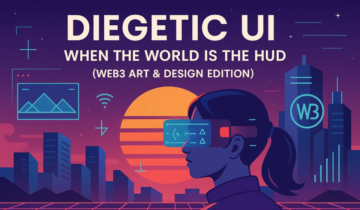 Diegetic UI: When the World Is the HUD (Web3 Art & Design Edition)